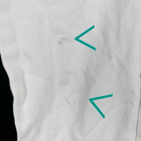 Hudson High-Rise Welt Pocket Cargo Wide Leg Jean White Sz 27 - Picture 10 of 14